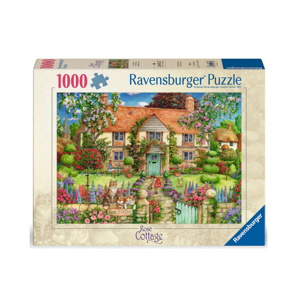 Ravensburger Rose Cottage Jigsaw Puzzle 1000 Piece