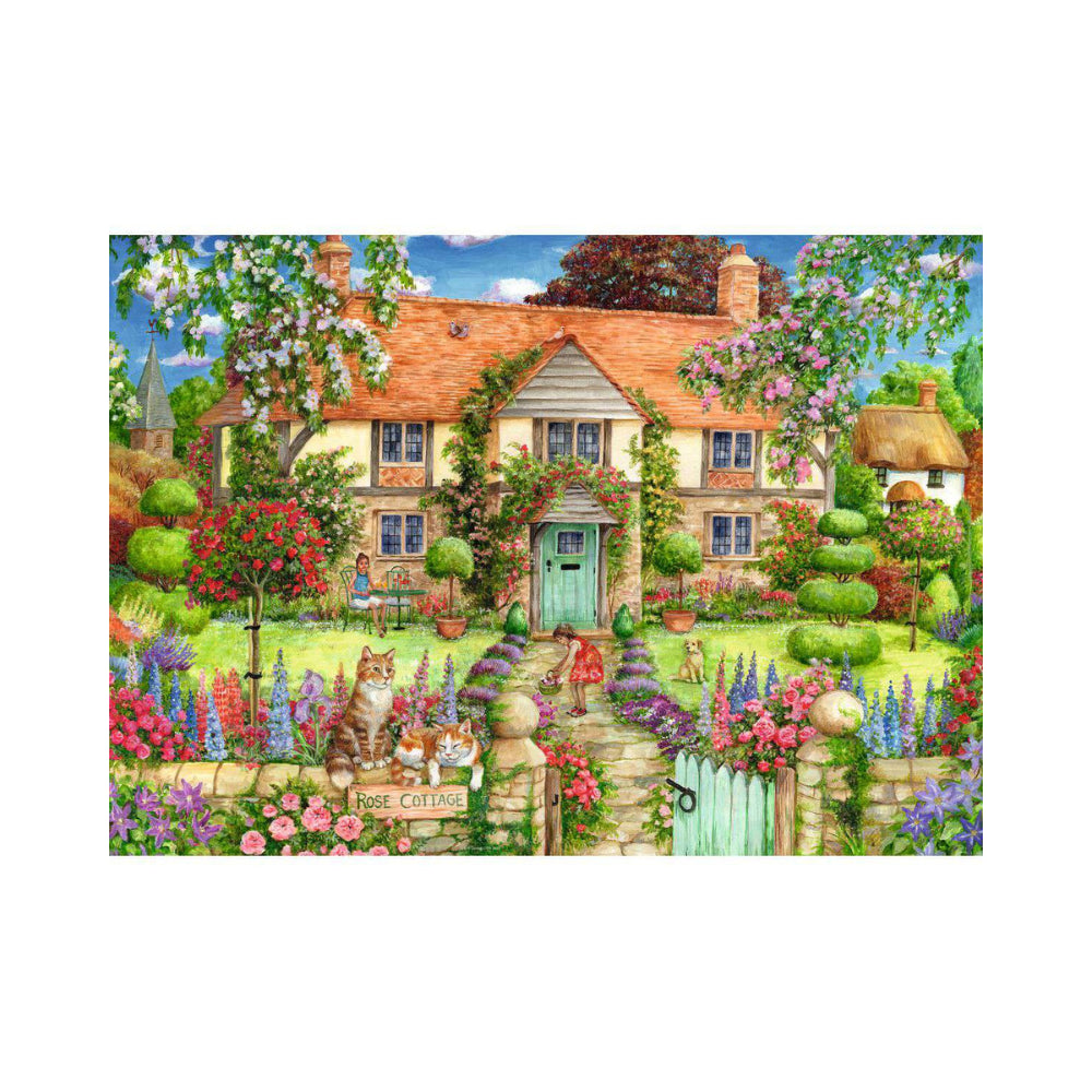 Ravensburger Rose Cottage Jigsaw Puzzle 1000 Piece