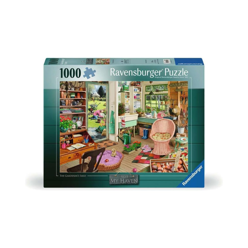 Ravensburger My Haven No.8: The Garden Shed 1000 Piece Jigsaw Puzzle