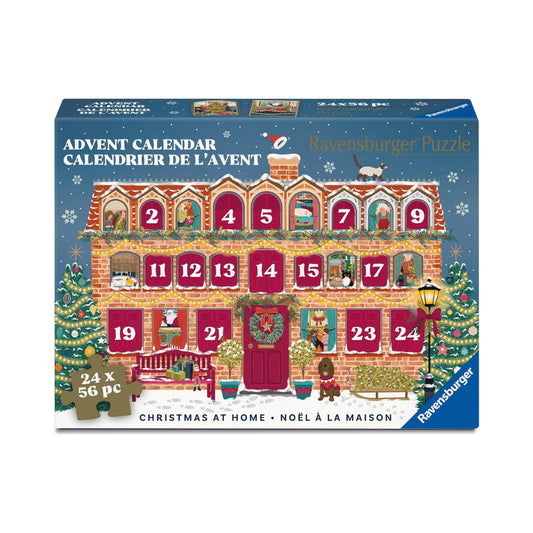 Ravensburger Advent Calendar 2026 At Home 24 X 56 Piece Jigsaw Puzzle