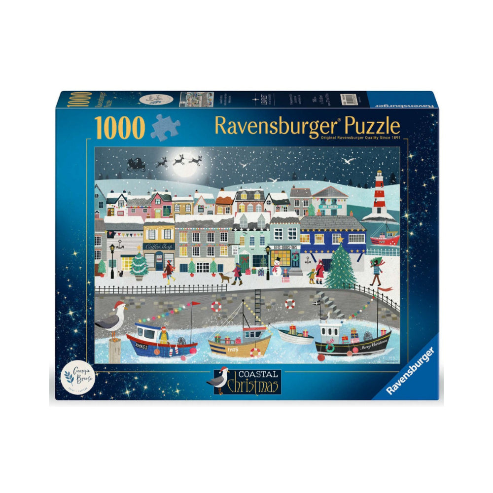 Ravensburger Coastal Christmas 1000 Piece Jigsaw Puzzle