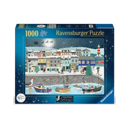 Ravensburger Coastal Christmas 1000 Piece Jigsaw Puzzle