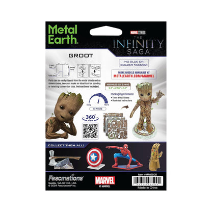 Metal Earth Guardians of The Galaxy Groot Color