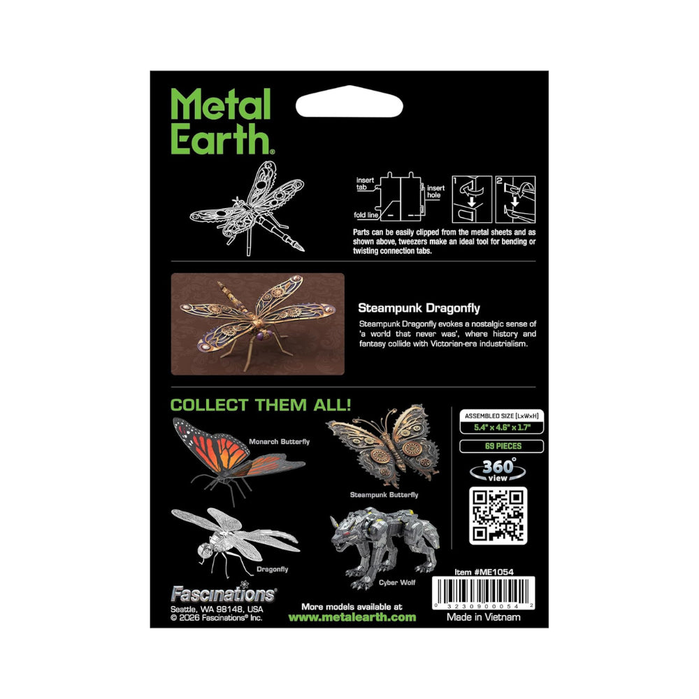 Metal Earth Steampunk Dragonfly 3D