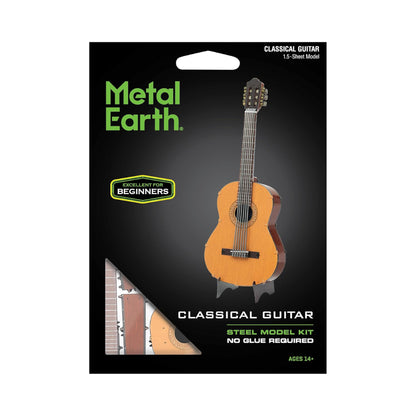 Metal Earth Classical Guitar Color Metal Model Kit