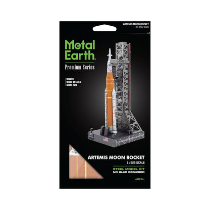 Metal Earth Premium Series Artemis Moon Rocket 3D Metal Model Kit
