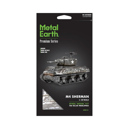 Metal Earth Premium Series M4 Sherman Tank 3D Metal Model Kit