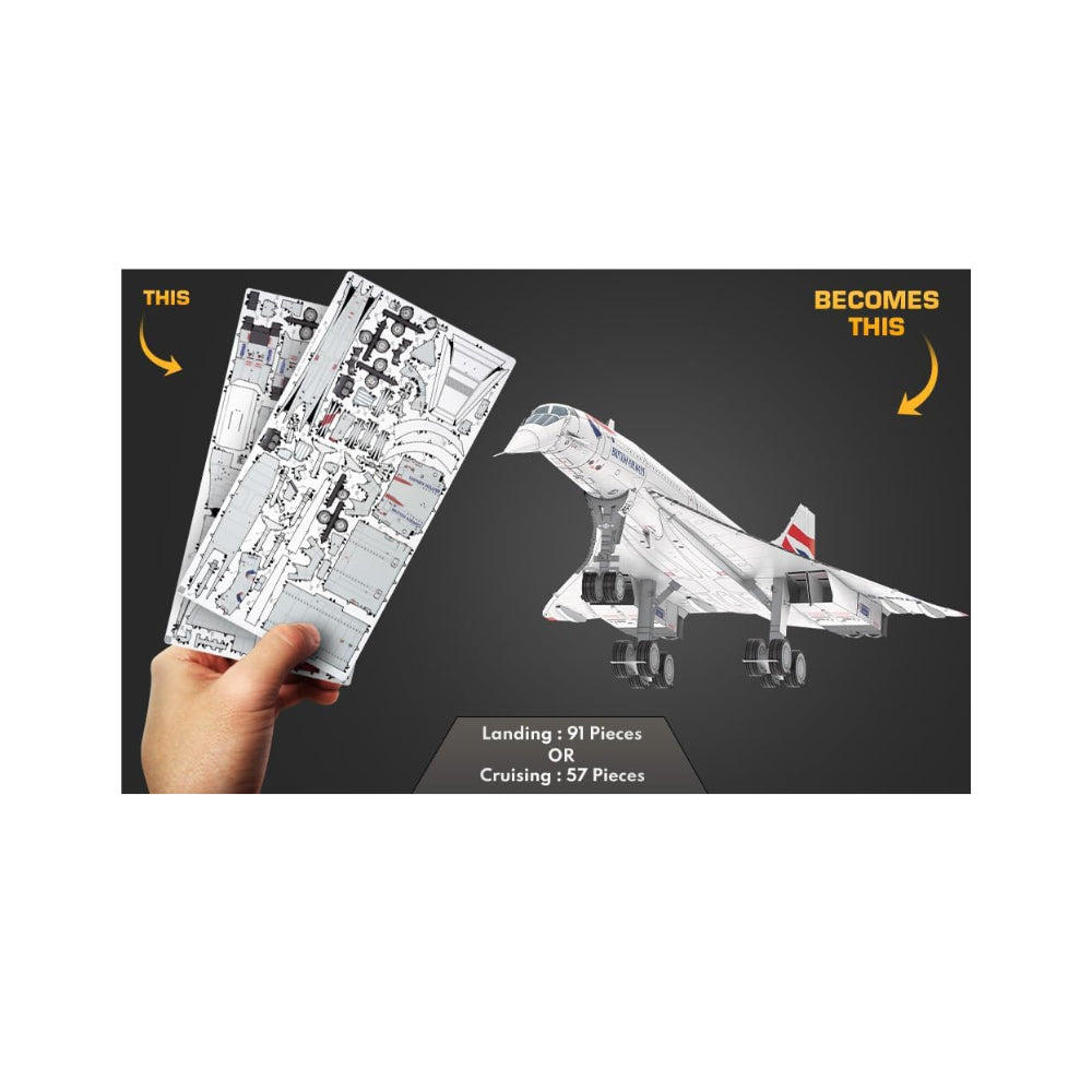 Concorde Metal Earth 3D Metal Model Kit