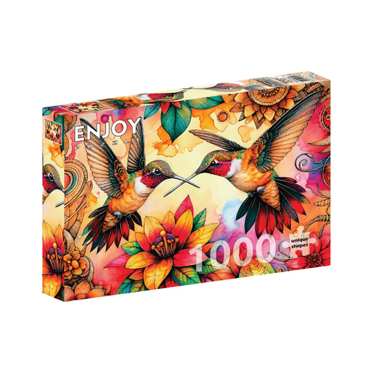 Hummingbird Haven 100-Piece Jigsaw Puzzle