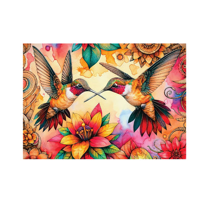 Hummingbird Haven 100-Piece Jigsaw Puzzle