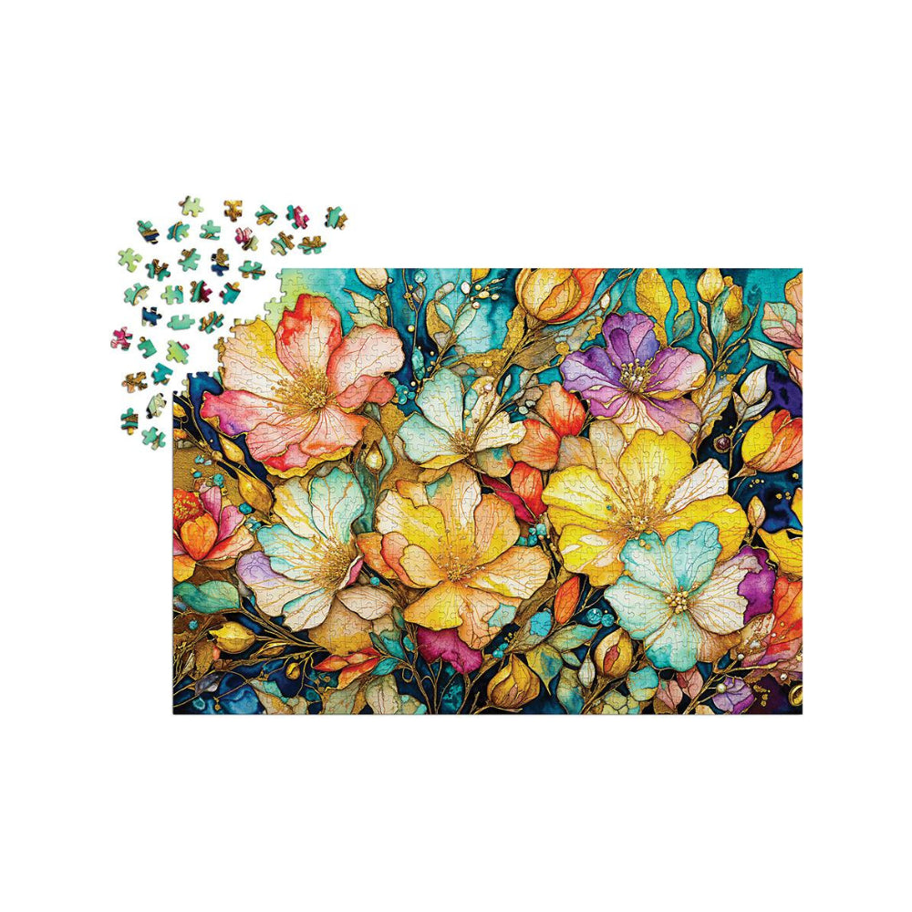 Fancy Flower Garden 1000 Piece - Jigsaw Puzzle