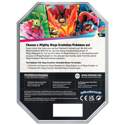 POKEMON TCG: Mega Evolution: Ascended Heroes Tin (Random Pick)