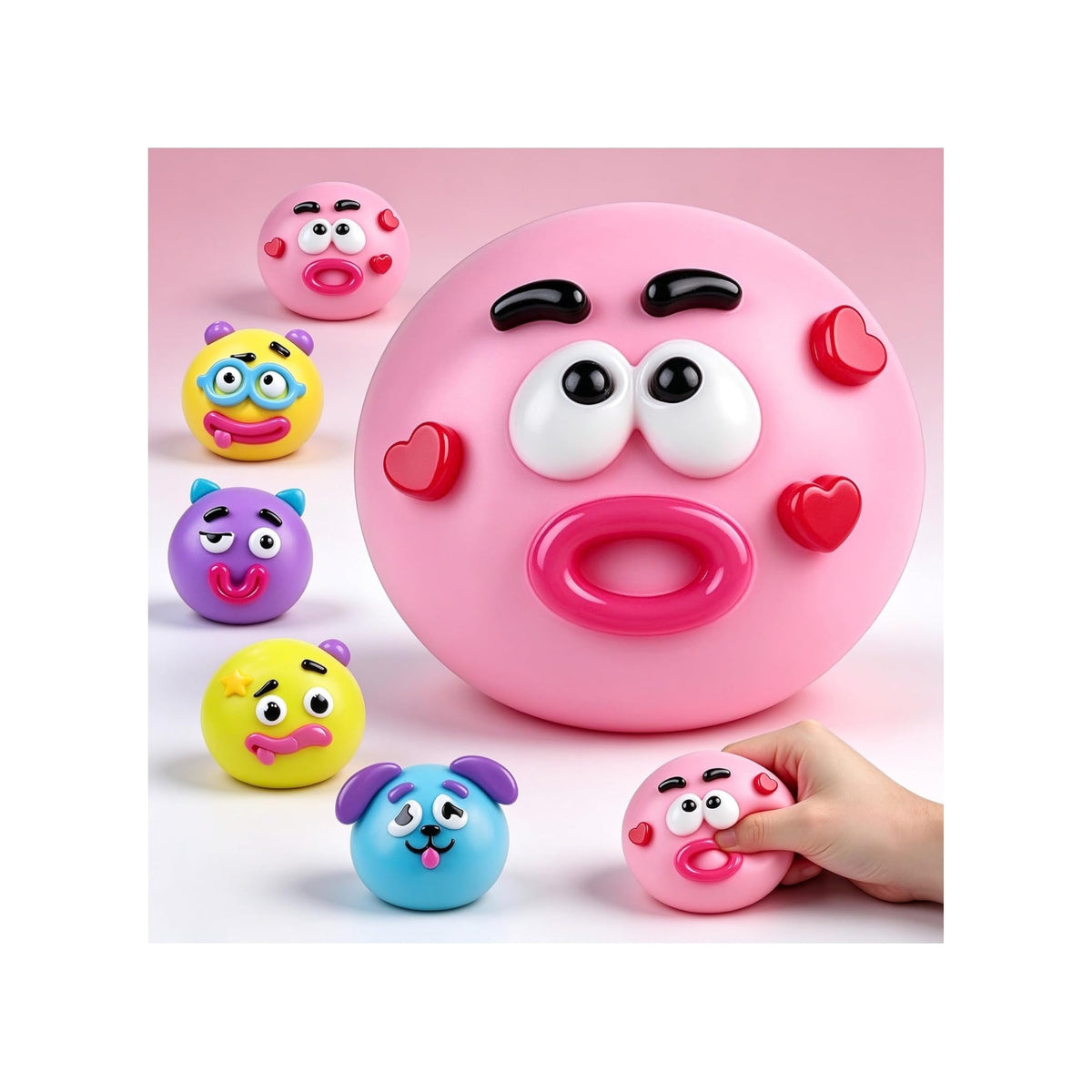 Big Face Smashers Squishy - Assorted
