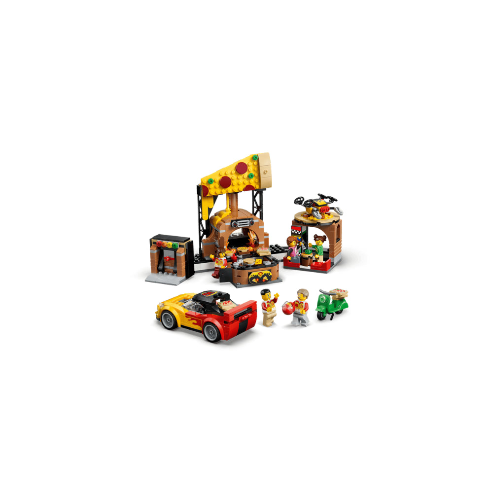 LEGO City Pizza Delivery Experience with Vehicles 494 Pieces