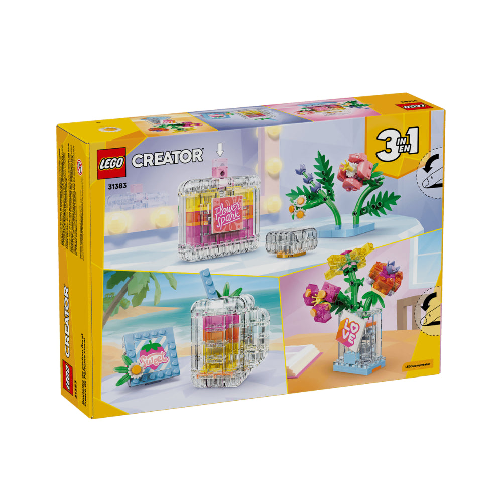 LEGO Creator 3-in-1 Floral Decor Perfume Bottle 286 Pieces