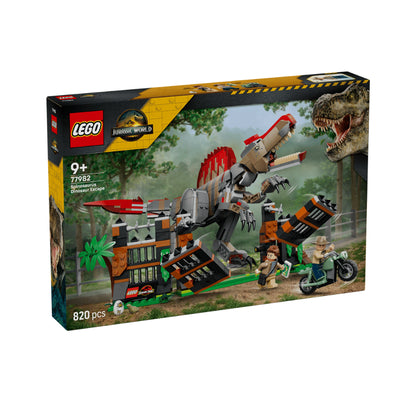 LEGO Jurassic World Spinosaurus Dinosaur Escape 820 Pieces