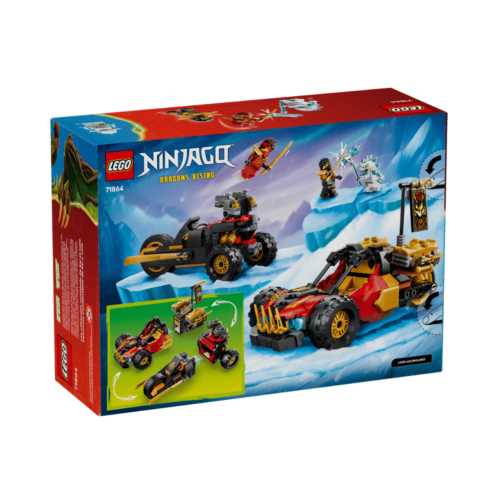 LEGO NINJAGO Kai and Cole's Combiner Vehicles 394 Pieces