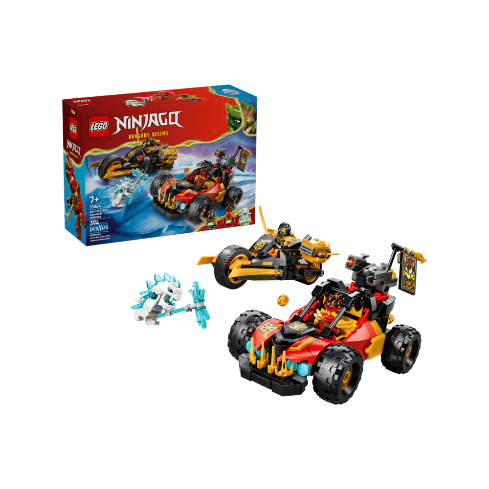 LEGO NINJAGO Kai and Cole's Combiner Vehicles 394 Pieces