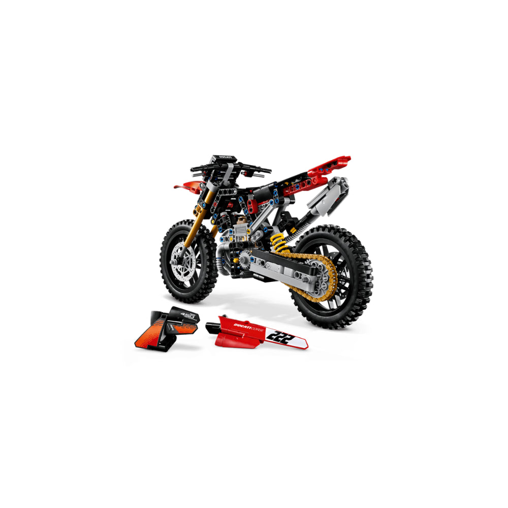 LEGO Technic Ducati Desmo450 MX Factory Motorcycle 457 Pieces