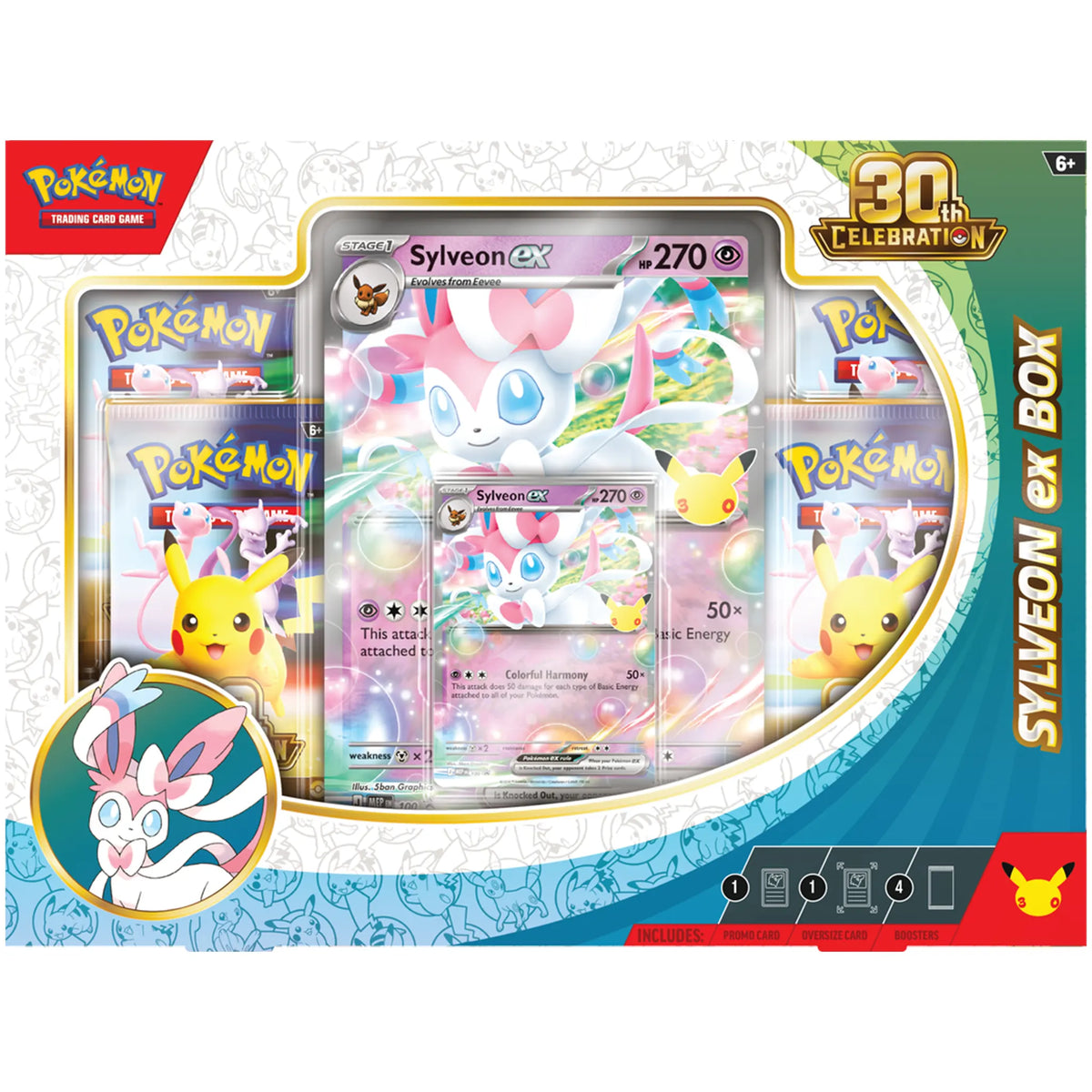 POKEMON TCG: 30th Celebration Sylveon EX/ Greninja EX Box (Random Box)