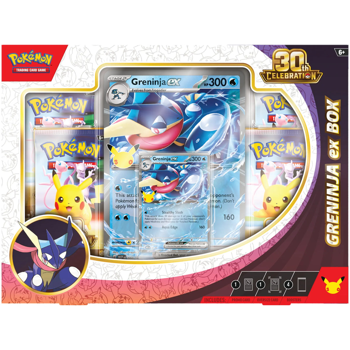 POKEMON TCG: 30th Celebration Sylveon EX/ Greninja EX Box (Random Box)