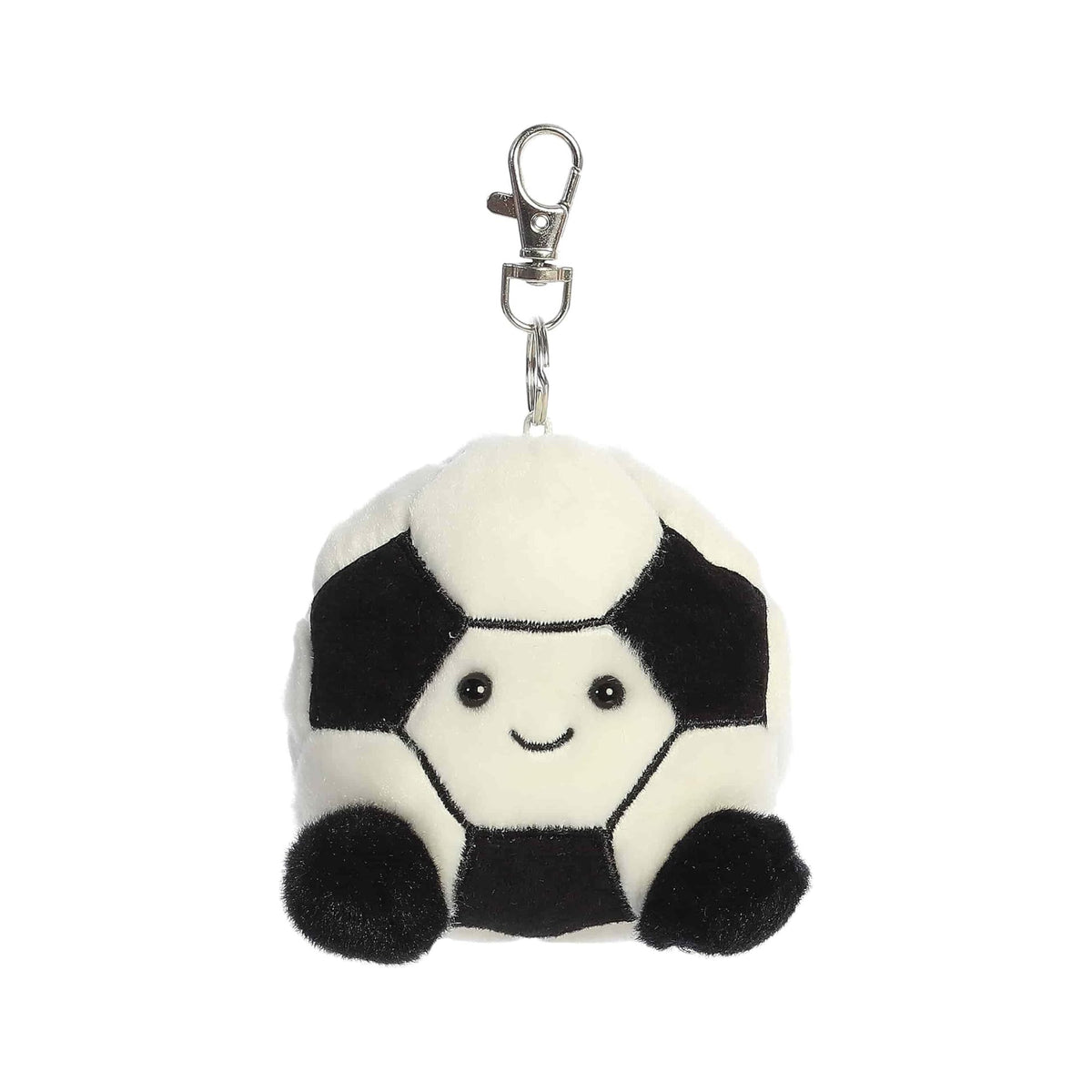 Palm Pals Soccer Ball 4" Clip-On Plush