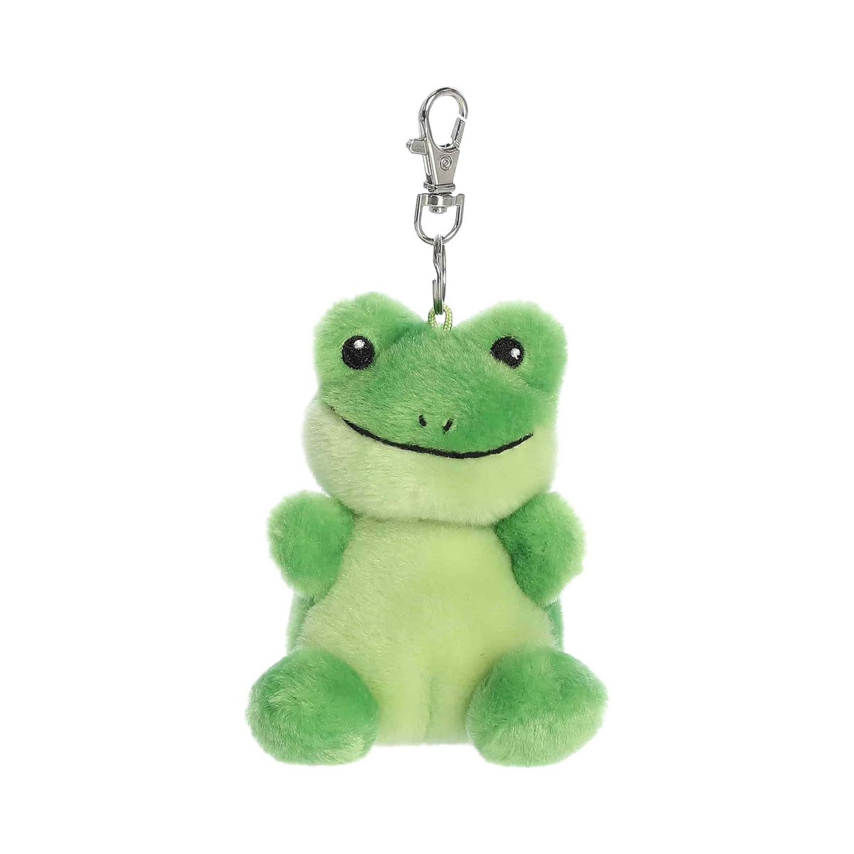 Palm Pals Ribbits Frog 4" Clip-On Plush