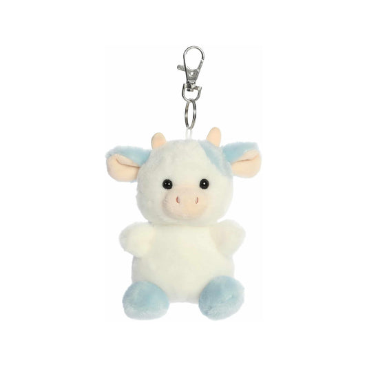 Palm Pals Blueberry Cow 4" Clip-On Plush