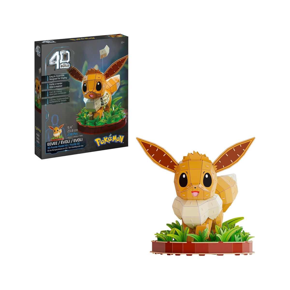 4D Build Pokémon Eevee 3D Puzzle - 238 Pieces