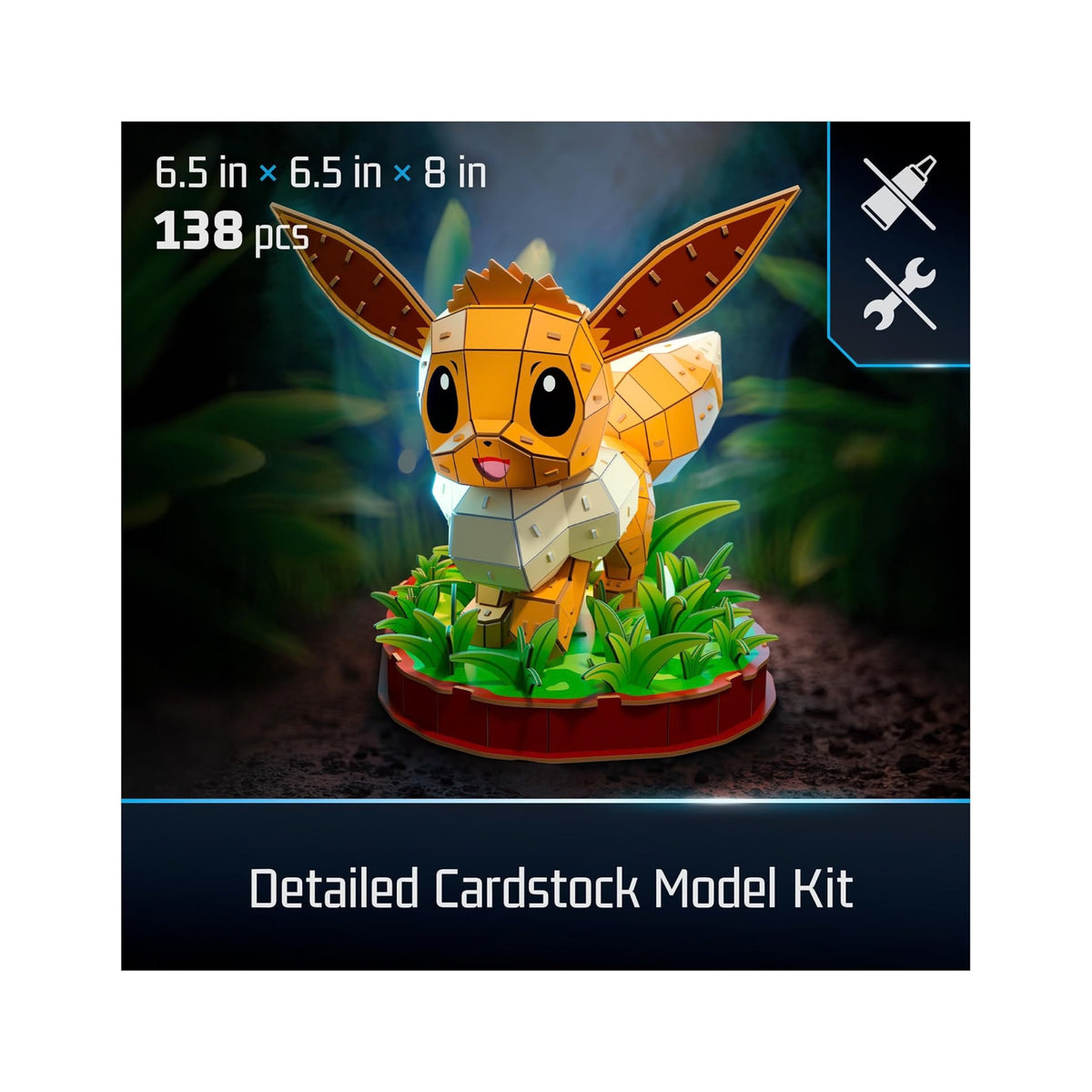 4D Build Pokémon Eevee 3D Puzzle - 238 Pieces