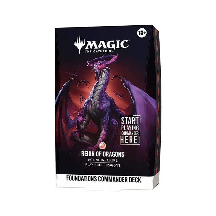 Magic The Gathering: Foundations Commander Deck - Reign of Dragons
