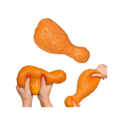 Jumbo Squishy Chicken Leg Stress Toy