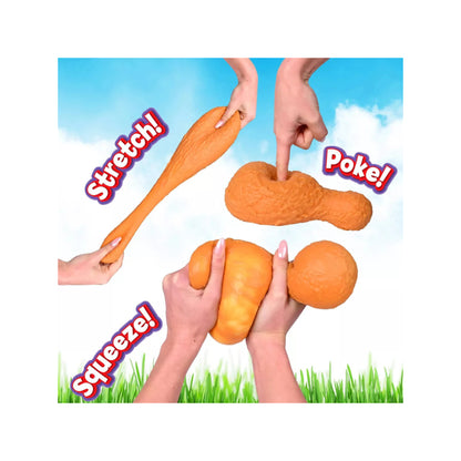 Jumbo Squishy Chicken Leg Stress Toy