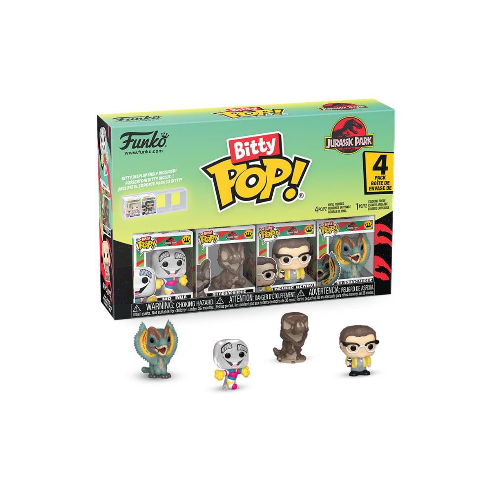Bitty Pop! Movies & TV: Jurassic Park 4-Pack Series 3