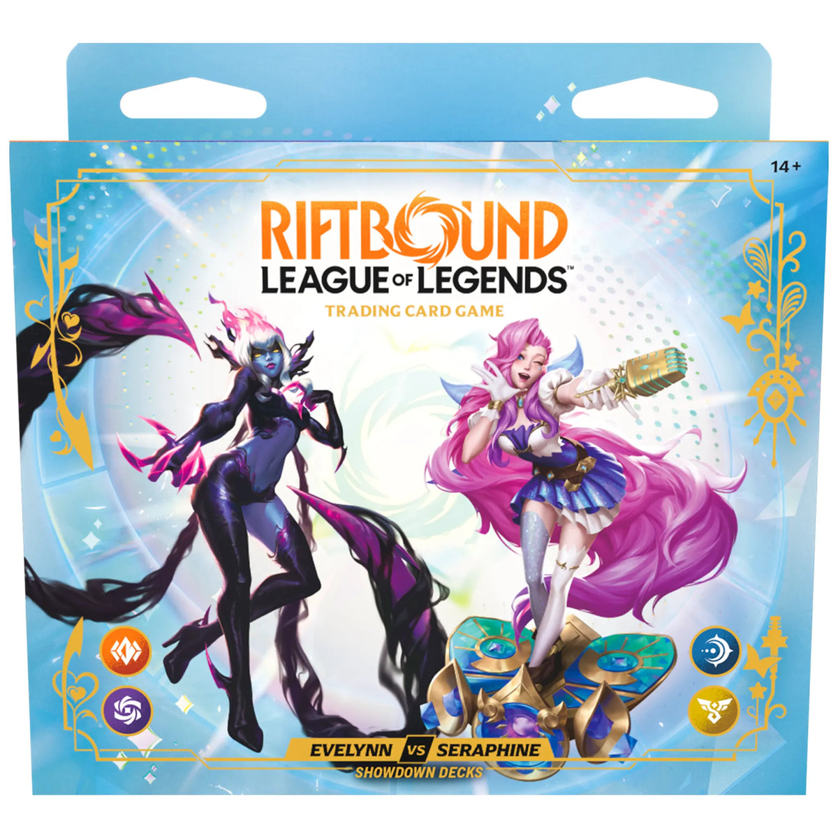 Riftbound: League of Legends TCG: Radiance: Showdown Deck: Evelynn vs Seraphine