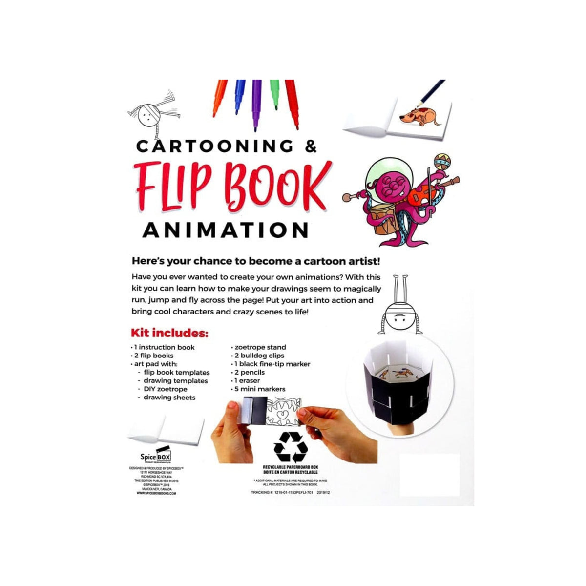 Cartooning & Flip Book Animation