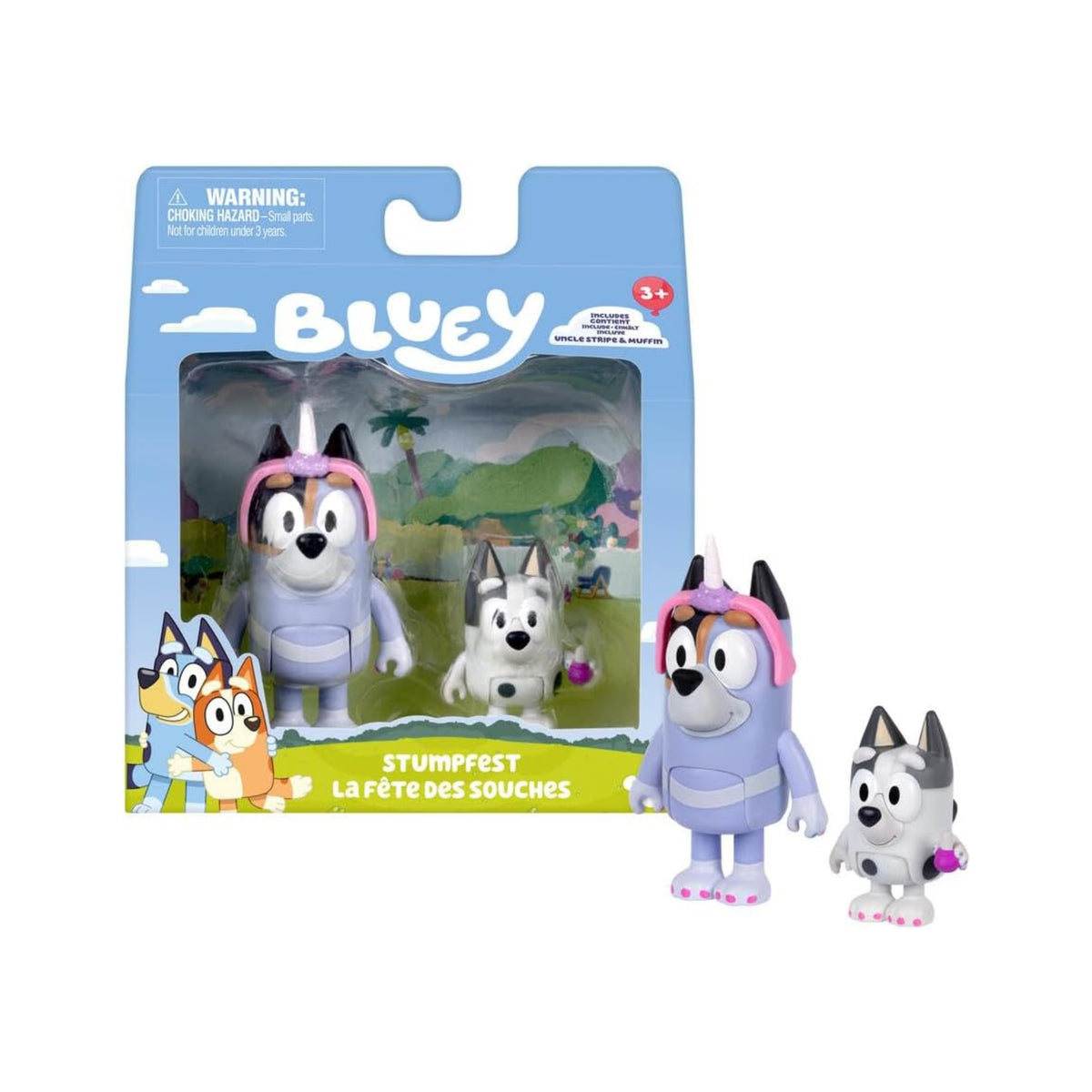 Bluey 2-Piece Figure Set - Series 15 Assort