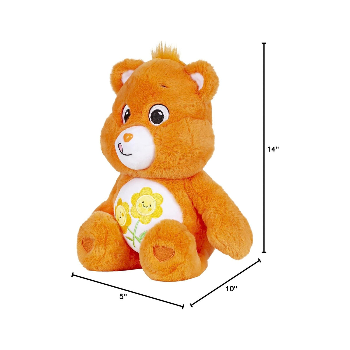 Care Bears Friend Bear Medium Plush - Orange