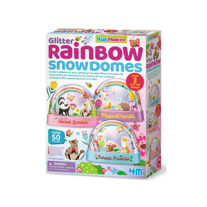 Glitter Rainbow Snow Domes - DIY Craft Kit