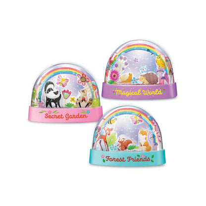 Glitter Rainbow Snow Domes - DIY Craft Kit