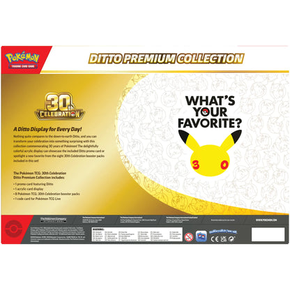 POKEMON TCG: 30th Celebration Ditto Premium Collection