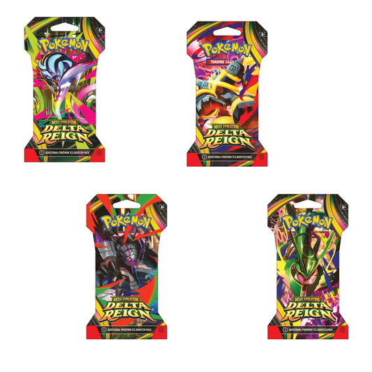 Pokemon TCG: Mega Evolution Delta Reign (ME06) Sleeved Booster Pack (24 Packs)