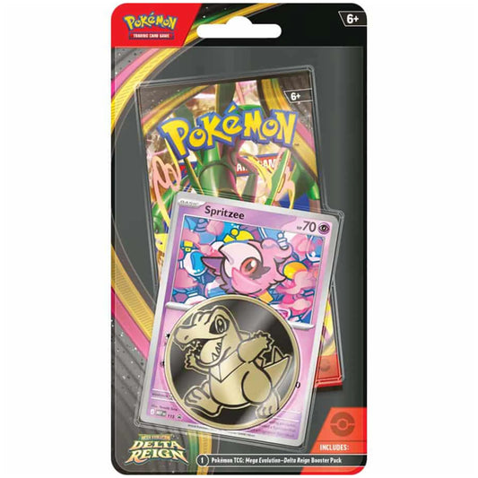 Pokemon TCG: Mega Evolution Delta Reign (ME06) Checklane Blister (Single Case)