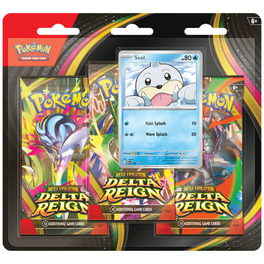 Pokemon TCG: Mega Evolution Delta Reign (ME06) Three-Booster Blister