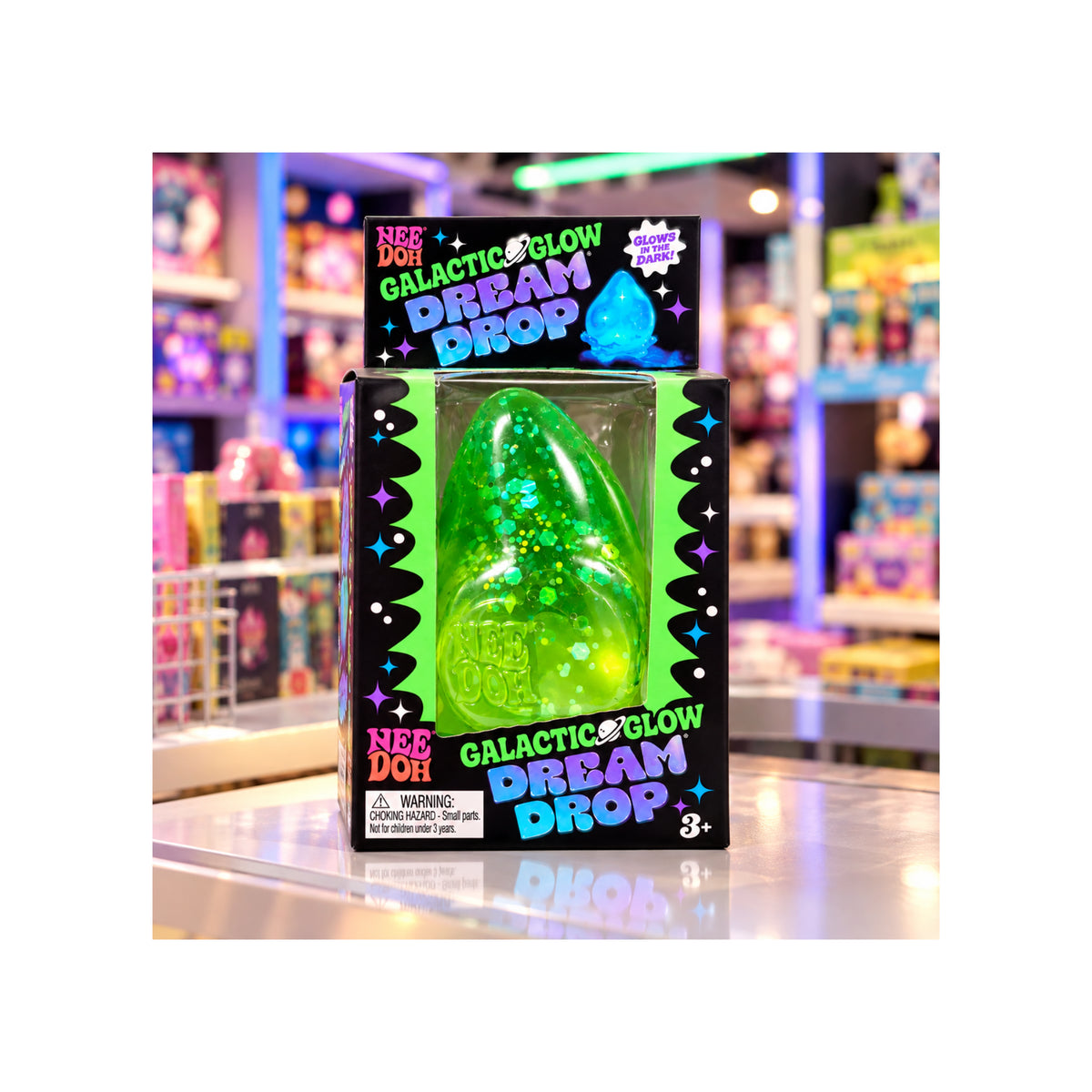 NeeDoh Galactic Glow Dream Drop  - Assorted