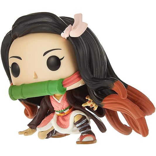 From Demon Slayer, Nezuko Kamado, as a stylized Pop! Stylized collectable stands 3 ¾ inches tall, perfect for any Demon Slayer fan! Collect and display all Demon Slayer POP! Vinyls! Only two of the kamado family survived a demon attack, and now tanjiro and nezuko are out for revenge