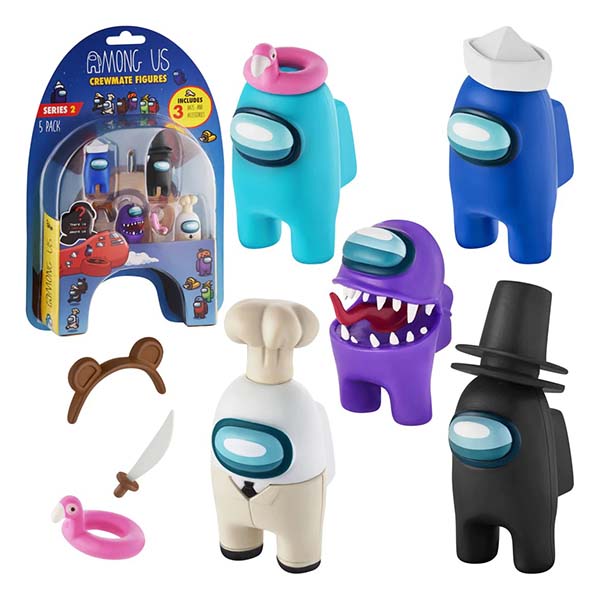 Among Us Action Figures Crewmate S2 5Pack Mind Games Canada